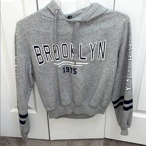 grey hoodie